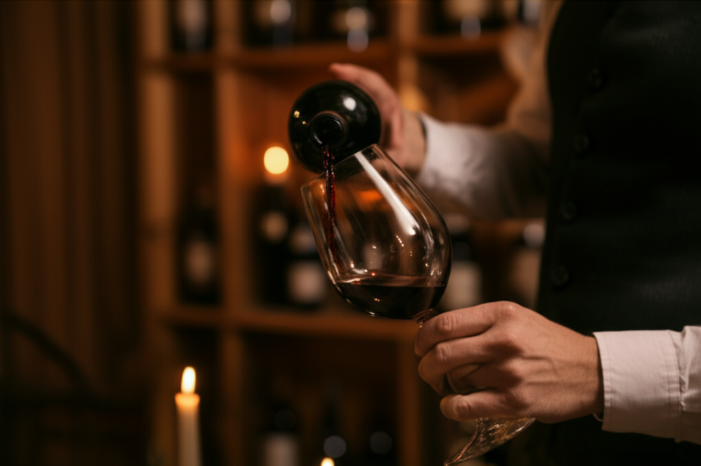 Italian wine service